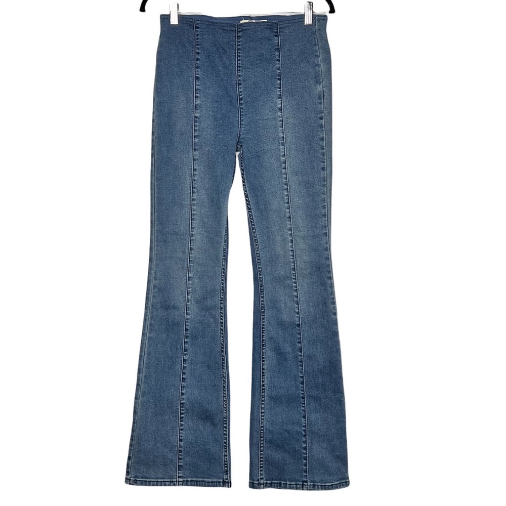 Free People High Waist Flare Pull On Style Pants Size 27